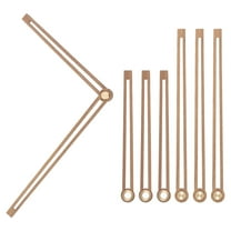 Uxcell Clock Hands Kit, 4 Set Wooden Clock Mechanism Movement Wall Clock Hands Parts Replacement for 14 Inch Clock, D2