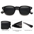 thumbnail image 4 of Gafas de sol SOJOS Retro Pequeñas Redondas UV400 SJ2251 Negro/Gris, 4 of 5