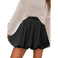 thumbnail image 3 of Women Summer Boho High Waisted Ruffled Cute Casual Dressy Mini Skorts, 3 of 7