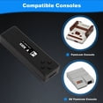 thumbnail image 3 of Console Disk Drive Emulator, High Sensitivity Plug and Play Disk System Drive Emulator with Organic Light Emitting Diode Screen for Game Accessory Black, 3 of 7