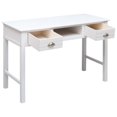 thumbnail image 2 of vidaXL Bureau Blanc 110x45x76 cm Bois, 2 of 5