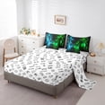 thumbnail image 5 of Homewish Modern Video Game 7-Piece Twin Bedding Sets,Kids Gamepad Controller Bedding Comforter Set,Gradient Blue Green Sheet Sets For Boy,Microfiber Room Decor Reversible, 5 of 8