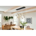thumbnail image 6 of 35909SHW Hinkley Lighting Nula - 14 Light Linear Chandelier in Modern-Glam Style - 48.5 Inches Wide by 46 Inches High-Shell White Finish, 6 of 10