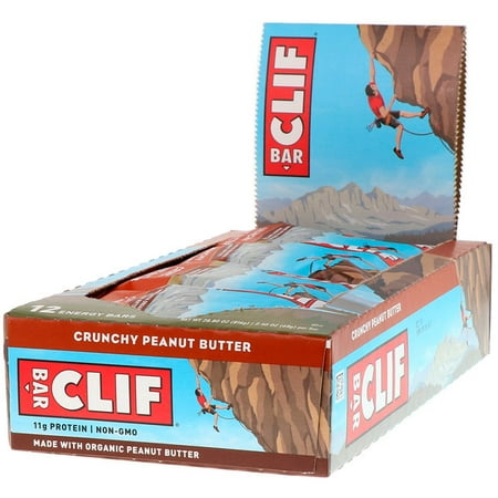 Clif Bar Energy Bar Crunchy Peanut Butter 12 Bars 2.40 oz Pack of 2