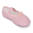 thumbnail image 3 of Dynadans Ballet Shoes with Single-piece Leather Sole for Girls Toddlers, 3 of 7