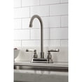 thumbnail image 2 of Kingston Brass KB8498FL Royale Two-Handle 2-Hole Deck Mount Bar Faucet in Brushed Nickel, 2 of 6