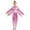 Pink, variant on Miutii Kids Girls Jazz Hip Hop Dance Outfits 2-Piece Long Sleeve Metallic Tassel Jacket and Shiny Pants Set Pink 16