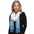 thumbnail image 3 of Bamboo Scarf DipDyed Contemporary The Tsandza Collection Royal Blue, 3 of 3