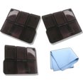 thumbnail image 1 of (3) 6pc Foldable Memory Card Cases + eCostConnection Microfiber Cloth, 1 of 2
