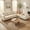 Beige, variant on Mjkone 2-Piece Living Room Furniture Sets, Chenille Couch and Loveseat Set, Modern Sectional Sofa Sets for Living Room, Apartment, 3-Seater + Loveseat,Dark Grey