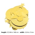 thumbnail image 2 of FUEENIRVA 2Sets Wedding Star Garland in Golden Paper for Hanging Room Decoration and Party Use, 2 of 8