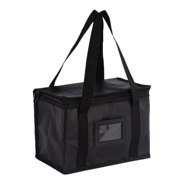 Bolsa térmica grande, bolsa de entrega, resistente al agua, caja de almacenamiento para calentar, bolsa con aislamiento térmico, bolsa de supermercado S