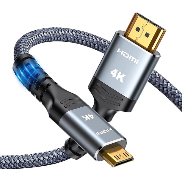 Adaptador de cable Highwings Mini HDMI a HDMI 4K 60 Hz 30 cm
