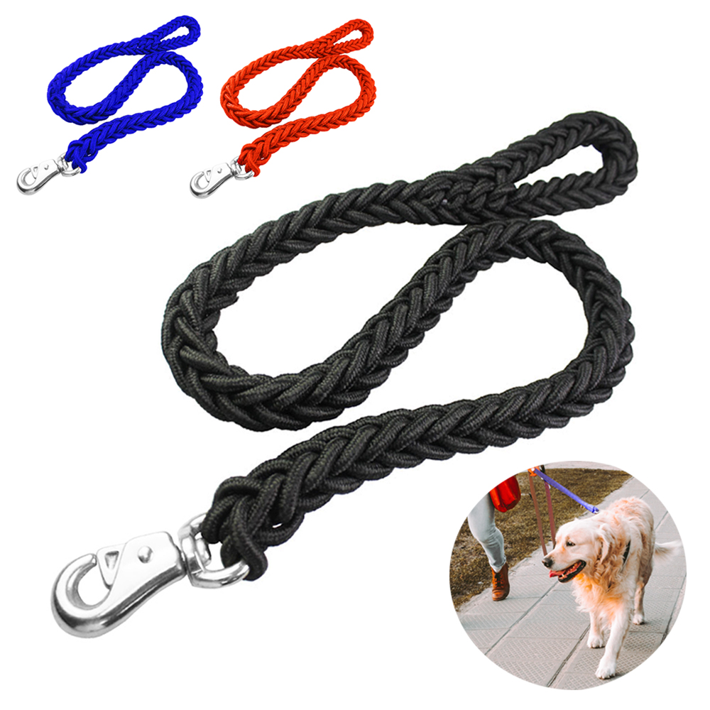 Dog Leash 2' Heavy Duty Strong Durable Thick Braided Rope Training