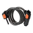 thumbnail image 1 of Candado de cable para bicicleta con contraseña a voluntad, accesorios de regalo, candado de cable con combinación Negro, 1 of 9