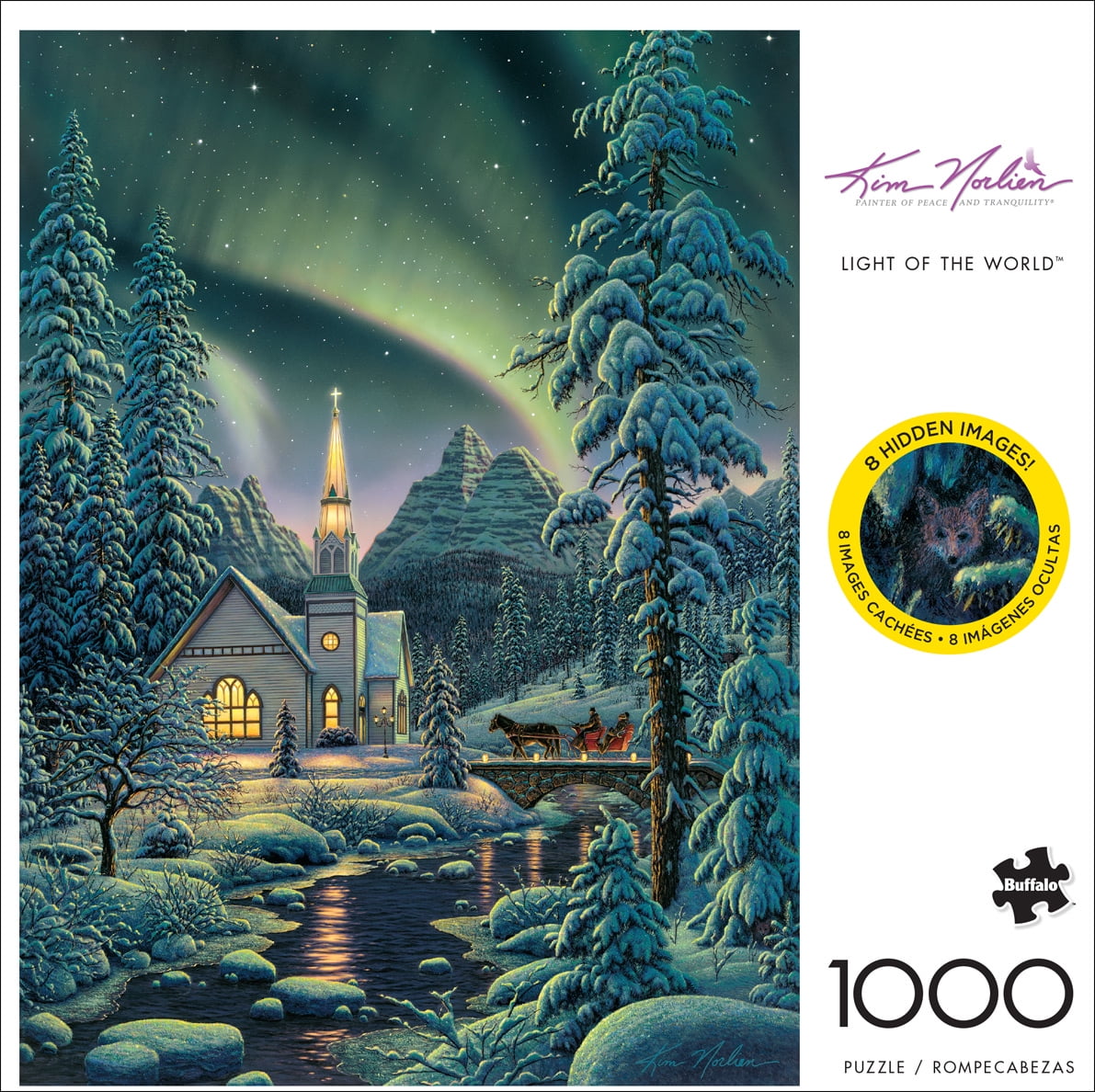 Buffalo Games Light of the World Puzzle imbriqué de 1000 pièces pour adultes de 14 à 99 ans