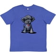 thumbnail image 3 of Inktastic Black Doodle Puppy Youth T-Shirt, 3 of 5