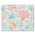 thumbnail image 1 of CounterArt "Sea Florals" 3mm Heat Tolerant Tempered Glass Cutting Board 10" by 8", 1 of 8