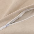 thumbnail image 4 of Funda de cojín con forma de corazón rizado suave Blanco, 4 of 7