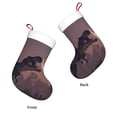 thumbnail image 3 of Salouo Dinosaur Moonlit Forest Print Christmas Stockings,Large Xmas Stocking Set of 1 Holiday and Farmhouse Stocking for Christmas Holiday Party Decoration(17.7*11 Inch), 3 of 7