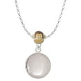 thumbnail image 1 of Delight Jewelry Silvertone 20mm Round Locket Mia Monkey Charm Necklace, 1 of 4