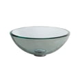 thumbnail image 1 of Kraus GV-101-14 14 in. Glass Vessel Sink, Clear, 1 of 6