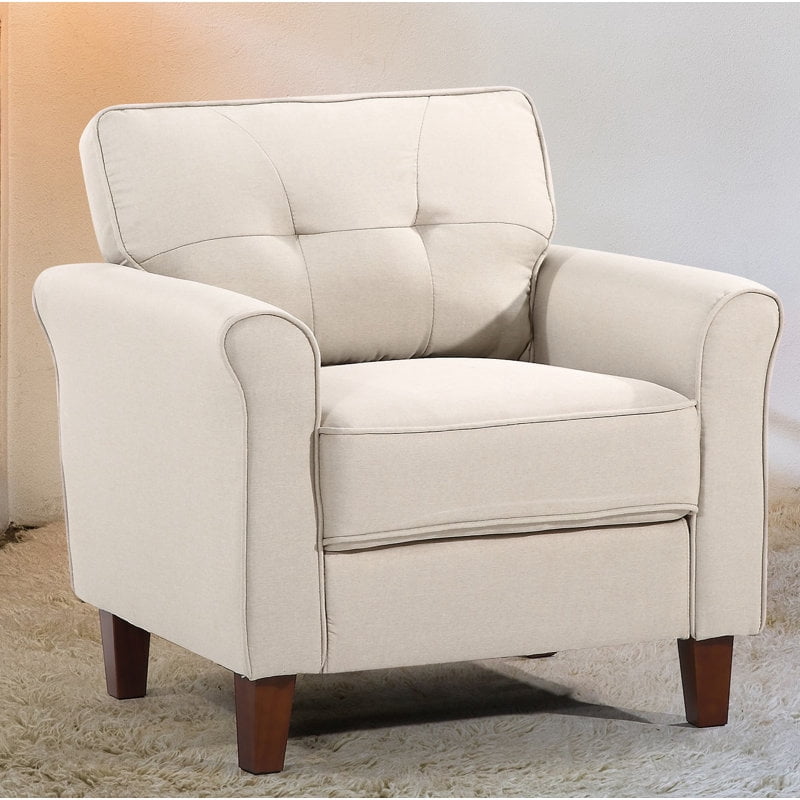 US Pride Linen upholstery high density foam armchair
