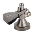 thumbnail image 3 of Beer Keg Tap Coupler, Brass Body Healthy Precise Casting G Type Beer Keg Coupler  for Home Brewing, 3 of 8