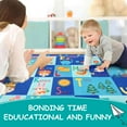 thumbnail image 5 of Homore Kids Learning Rugs Collection, Light Blue Kids Play Rugs ABC Numbers Shapes Educational Area Rug 60"x 84", 5 of 8