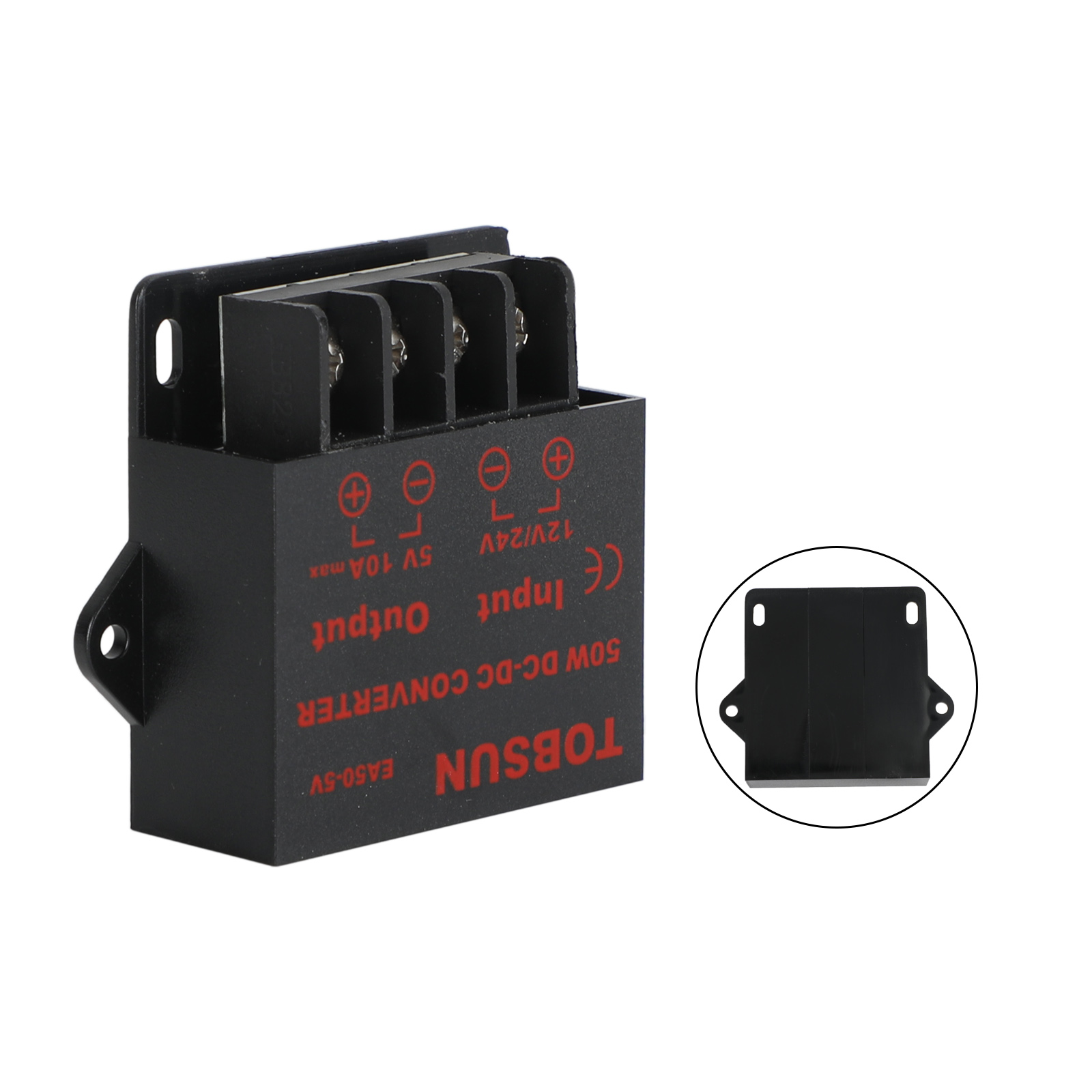 Voltage Converter DC 12/24V To 5V 10A 50W Power Adapter Step Down Regulator