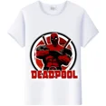 thumbnail image 3 of Camiseta de moda de verano para niños, camiseta de parodia de Marvel, dibujos animados de Deadpool Friends, camisetas de algodón, camiseta blanca Kawaii, ropa para niño y niña, 3 of 5