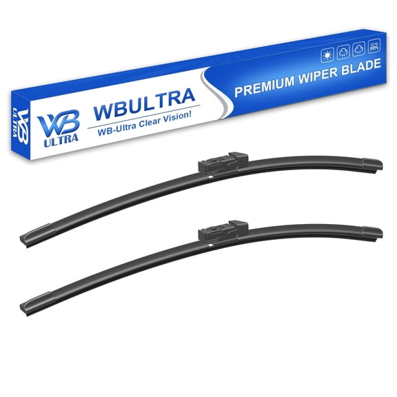 WBULTRA 28" 16" Beam Wiper Blades, OEM Fit, All-Season, 2-Pack