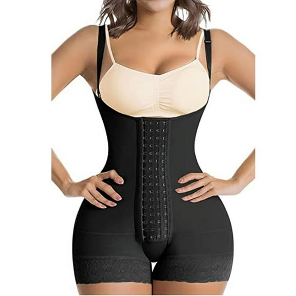 Large Size Belly Band Postpartum Body Girdle European and American Shapewear Bodysuit One Piece Shapewear