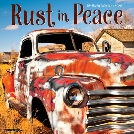 Rust in Peace 2026 Wall Calendar