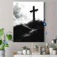 thumbnail image 4 of Qisvanset Framed Canvas Wall Art 12x16 Inch Lamentations New Mercy Bible Verse Wall Art, 4 of 5