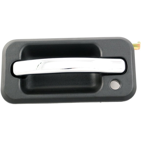 Dorman 83397 Front Driver Side Exterior Door Handle for Specific Hummer Models, Chrome Lever and Black Housing
