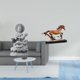 thumbnail image 2 of Estatua De Caballo Guan Yin, Figura Coleccionable De Feng Shui, Escultura Artística De Buda Femenino, Adorno Para Pasillo Interior, Mesa, Centro De Mesa, Decoración De Escritorio,, 2 of 8