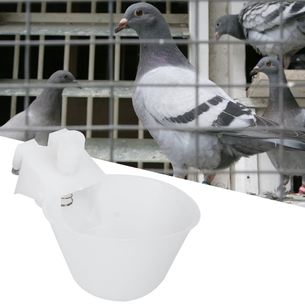 Replacement Fountain Drinker Cup Quail Bird Pigeon Hanging 12Pcs Useful 