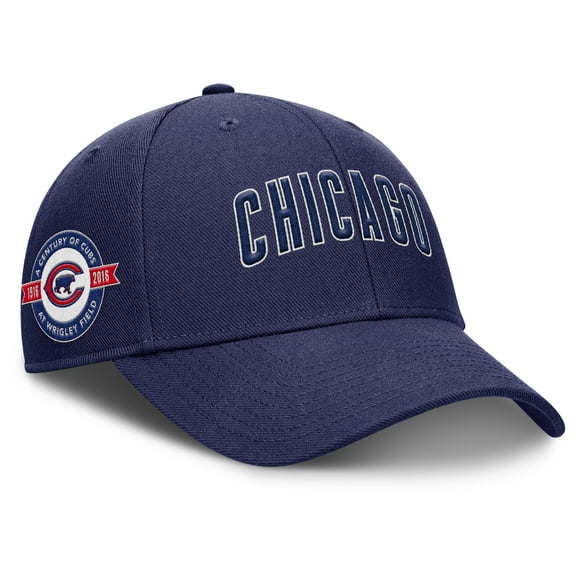 Men's Nike Navy Chicago Cubs Rise Gaberdine Adjustable Hat