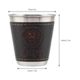 thumbnail image 4 of Wine Cups, Coffee Cups Wine Cup, Wine Tumblers Stainless Steel Tumbler Coffee For Tea Milk Wine, 4 of 8