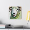 thumbnail image 6 of "Sheep in Rainy Fields" - Canvas, 6 of 25