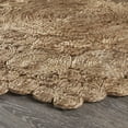 thumbnail image 6 of Woven Paths Cora 7'6" Round Brown and Tan Braided Circles Jute Area Rug, 6 of 8