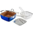 thumbnail image 1 of Gotham Steel Grande Casserole Carrée Bleue, 1 of 1