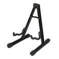 thumbnail image 2 of QualitChoice Foldable Frame Universal Guitar Holder Lightweight Easy To Transport For Musicians On Move Bass Stand Suitable For Home Black 30x25x37cm, 2 of 6