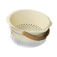 thumbnail image 2 of WeiLaiKeQi Party Beverage Bin Portable Beverage Chilling Tub for Parties Pub Restaurant Beige and Basket, 2 of 9