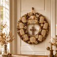 thumbnail image 3 of Faith Inspired Prayer Angel Wreath Wall Sign, Wood Detailed Accent for Home Decor, for Entryway Wall or Door and Everyday Home Decor, 3 of 4