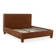 thumbnail image 3 of Moe's Home Collection Ichigo Fabric Queen Bed in Orange, 3 of 7