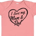 thumbnail image 4 of Inktastic I Love My Mom and Dad in Black Chalk Heart Boys or Girls Baby Bodysuit, 4 of 5