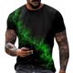 thumbnail image 1 of Men'S T-Shirt Short Sleeve Printed Summer Round Neck Top Trend Casual Sweatshirt 3XL, 1 of 5