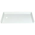 thumbnail image 4 of Caregiver Fiberglass Rectangular Barrier-Free Shower Floor, Right Hand Drain Location, White, 30 X 60 In., 4 of 4